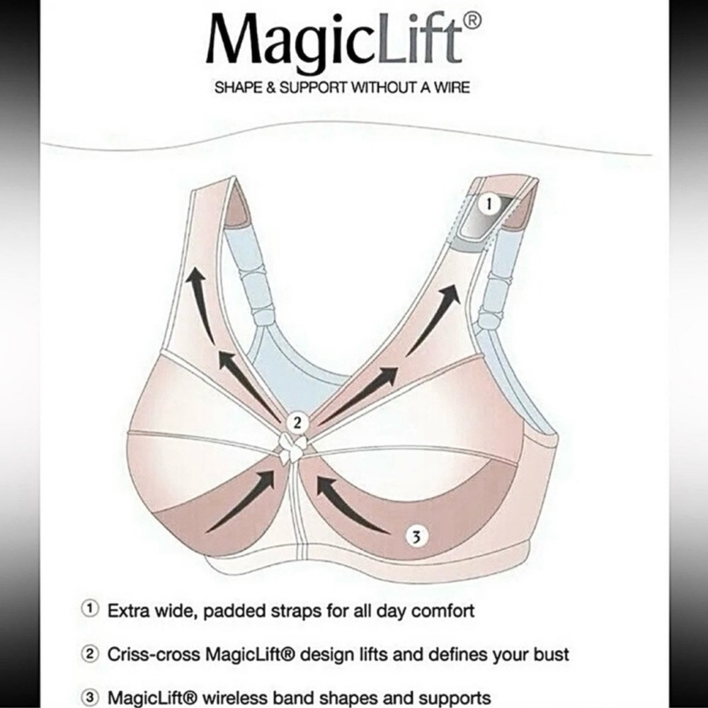 - Glamorise 34G MagicLift Firm Support Tan Seamless Bra! NEW! - Picture 11 of 16